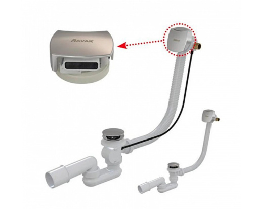 Сточный комплект для ванны Click Clack Ravak X01440